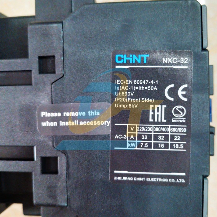 Khởi động từ 3P 32A 220V Chint NXC-32  CHINT | Gi&aacute; rẻ nhất - C&ocirc;ng Ty TNHH Thương Mại Dịch Vụ Đạt T&acirc;m