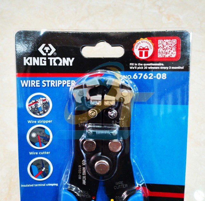 K&igrave;m tuốt d&acirc;y điện tự động 8"/200mm Kingtony 6762-08  KingTony | Gi&aacute; rẻ nhất - C&ocirc;ng Ty TNHH Thương Mại Dịch Vụ Đạt T&acirc;m