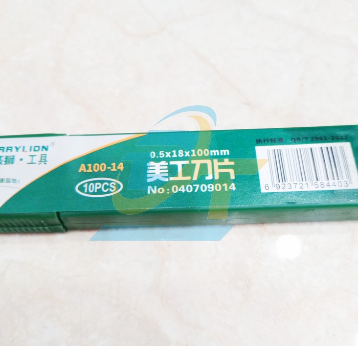 Lưỡi dao rọc giấy 0.5x18x100mm Berrylion A100-14  Berrylion | Gi&aacute; rẻ nhất - C&ocirc;ng Ty TNHH Thương Mại Dịch Vụ Đạt T&acirc;m