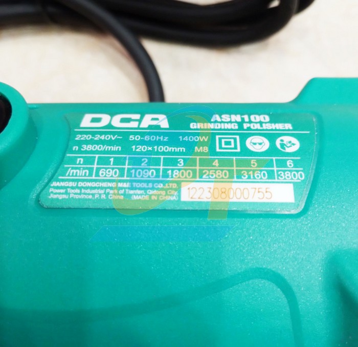 M&aacute;y m&agrave;i b&oacute;ng 1400W DCA ASN100  DCA | Gi&aacute; rẻ nhất - C&ocirc;ng Ty TNHH Thương Mại Dịch Vụ Đạt T&acirc;m