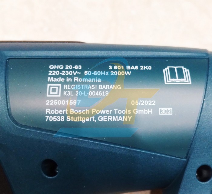 M&aacute;y thổi hơi n&oacute;ng 2000W Bosch GHG 20-63 GHG 20-63 Bosch | Gi&aacute; rẻ nhất - C&ocirc;ng Ty TNHH Thương Mại Dịch Vụ Đạt T&acirc;m