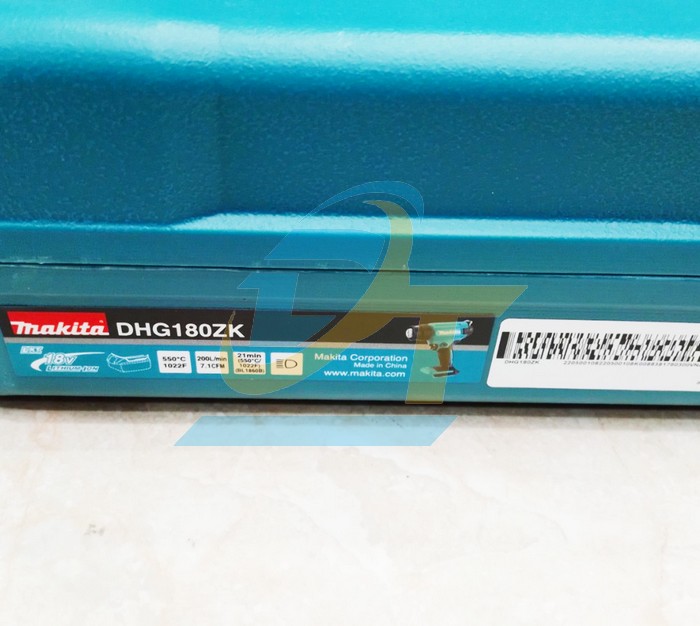 M&aacute;y thổi hơi n&oacute;ng d&ugrave;ng pin 18V Makita DHG180ZK (Chưa gồm pin sạc)  Makita | Gi&aacute; rẻ nhất - C&ocirc;ng Ty TNHH Thương Mại Dịch Vụ Đạt T&acirc;m