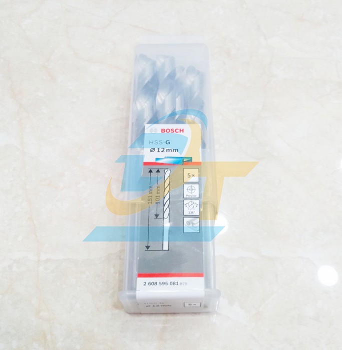 Mũi khoan sắt 12mm HSS-G Bosch 2608595081 2608595081 Bosch | Gi&aacute; rẻ nhất - C&ocirc;ng Ty TNHH Thương Mại Dịch Vụ Đạt T&acirc;m