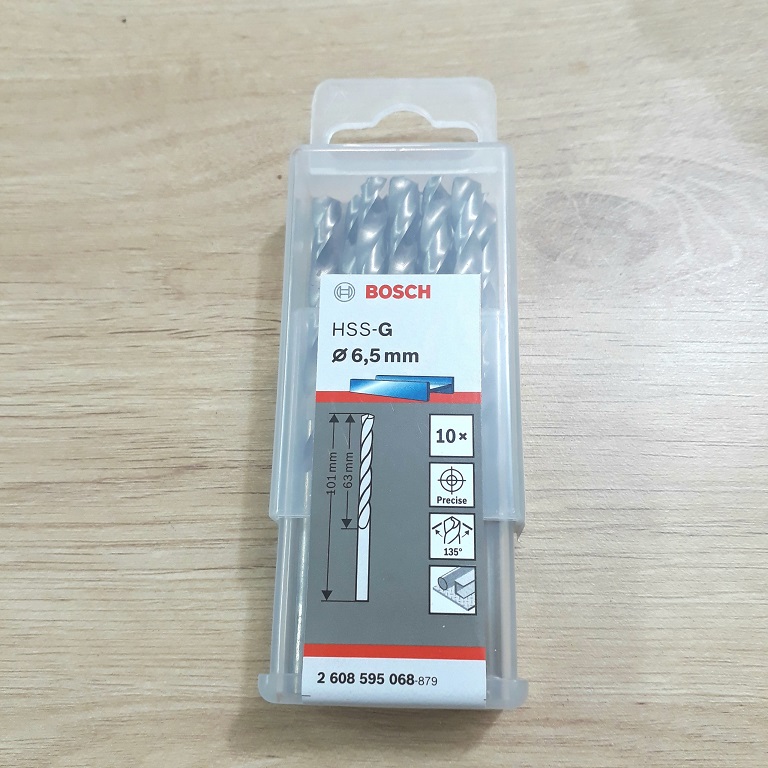 Mũi khoan sắt 6.5mm HSS-G Bocsh 2608595068 2608595068 Bosch | Gi&aacute; rẻ nhất - C&ocirc;ng Ty TNHH Thương Mại Dịch Vụ Đạt T&acirc;m