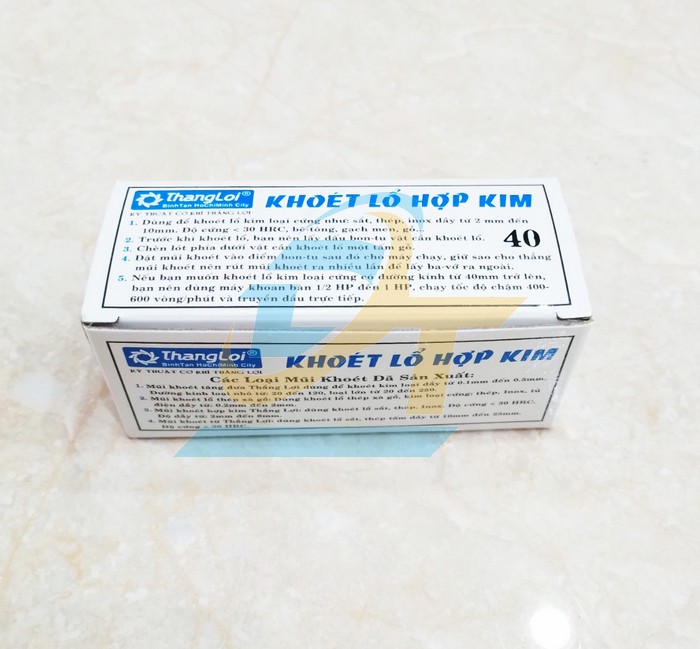 Mũi kho&eacute;t lỗ hợp kim Thắng Lợi 40mm  ThangLoi | Gi&aacute; rẻ nhất - C&ocirc;ng Ty TNHH Thương Mại Dịch Vụ Đạt T&acirc;m