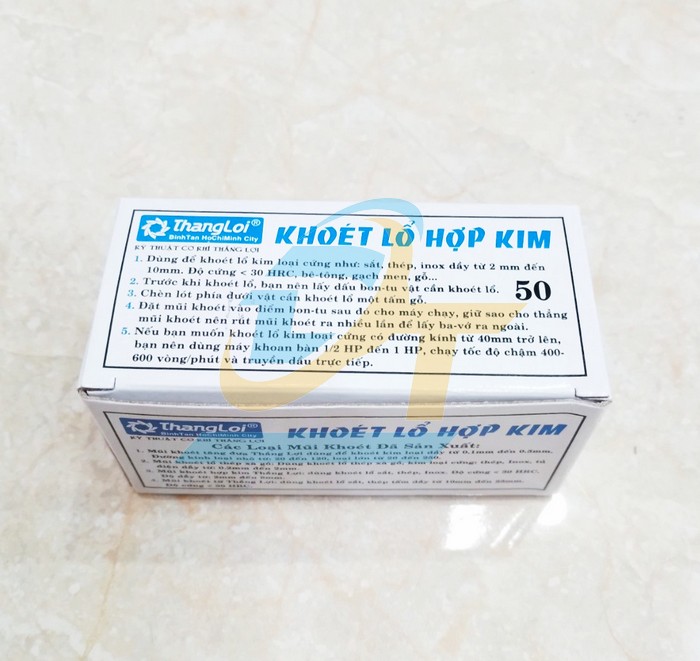Mũi kho&eacute;t lỗ hợp kim Thắng Lợi 50mm  ThangLoi | Gi&aacute; rẻ nhất - C&ocirc;ng Ty TNHH Thương Mại Dịch Vụ Đạt T&acirc;m