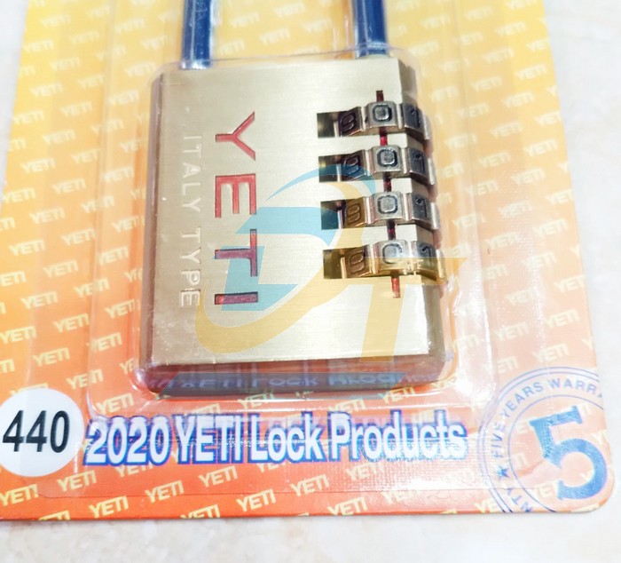 Ổ kh&oacute;a số đồng thau 40mm Yeti 440  YETI-LOCK | Gi&aacute; rẻ nhất - C&ocirc;ng Ty TNHH Thương Mại Dịch Vụ Đạt T&acirc;m