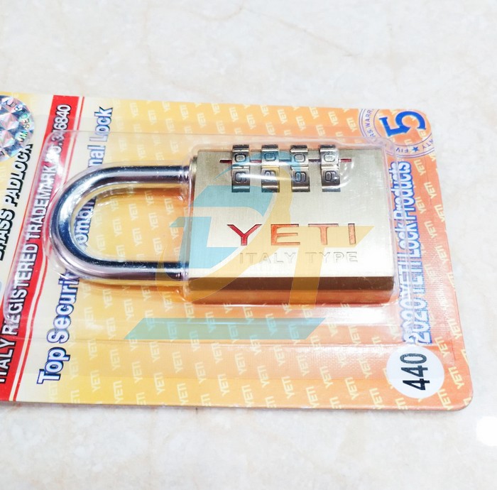 Ổ kh&oacute;a số đồng thau 40mm Yeti 440  YETI-LOCK | Gi&aacute; rẻ nhất - C&ocirc;ng Ty TNHH Thương Mại Dịch Vụ Đạt T&acirc;m