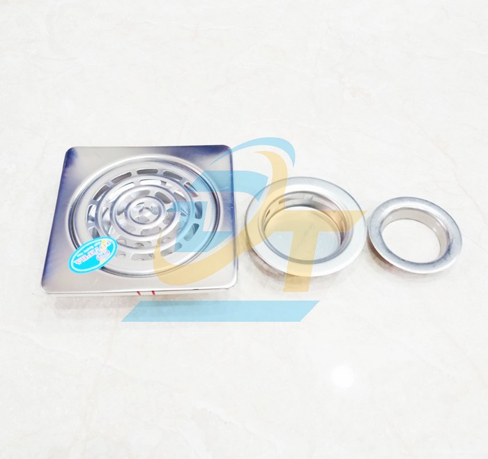 Phễu tho&aacute;t s&agrave;n inox 304 Covipha 150x150 phi 90  COVIPHA | Gi&aacute; rẻ nhất - C&ocirc;ng Ty TNHH Thương Mại Dịch Vụ Đạt T&acirc;m