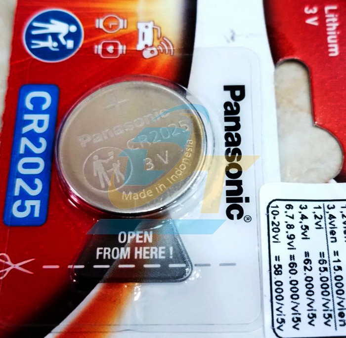Pin c&uacute;c &aacute;o Lithium 3V Panasonic CR2025  Panasonic | Gi&aacute; rẻ nhất - C&ocirc;ng Ty TNHH Thương Mại Dịch Vụ Đạt T&acirc;m