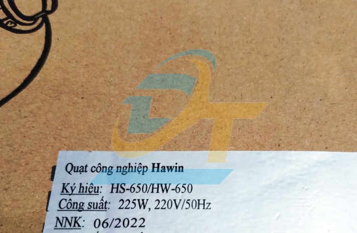 Quạt đứng c&ocirc;ng nghiệp 225W Ha.winco HS-650  Ha.winco | Gi&aacute; rẻ nhất - C&ocirc;ng Ty TNHH Thương Mại Dịch Vụ Đạt T&acirc;m