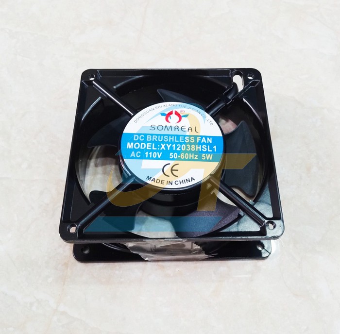Quạt h&uacute;t 120x120x38mm 110V Somreal XY12038HSL1  SOMREAL | Gi&aacute; rẻ nhất - C&ocirc;ng Ty TNHH Thương Mại Dịch Vụ Đạt T&acirc;m
