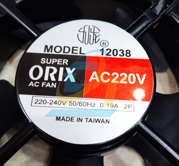 Quạt h&uacute;t 120x120x38mm 220V Orix 12038  ORIX | Gi&aacute; rẻ nhất - C&ocirc;ng Ty TNHH Thương Mại Dịch Vụ Đạt T&acirc;m
