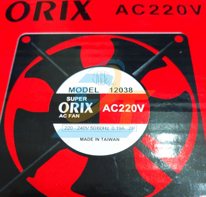 Quạt h&uacute;t 120x120x38mm 220V Orix 12038  ORIX | Gi&aacute; rẻ nhất - C&ocirc;ng Ty TNHH Thương Mại Dịch Vụ Đạt T&acirc;m