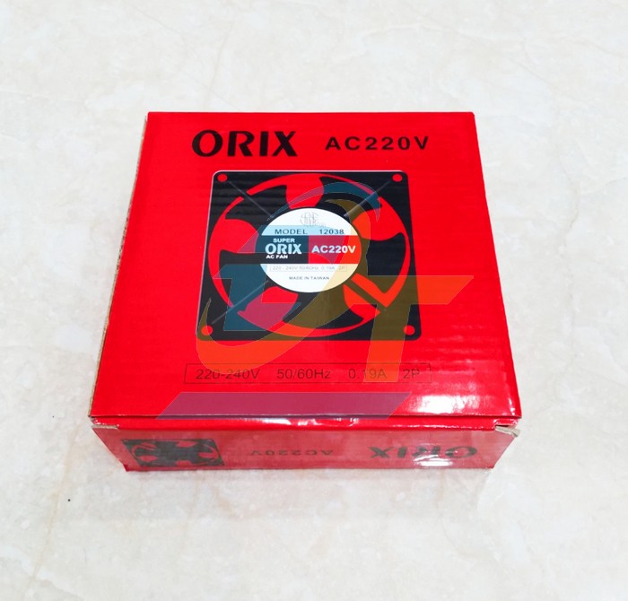 Quạt h&uacute;t 120x120x38mm 220V Orix 12038  ORIX | Gi&aacute; rẻ nhất - C&ocirc;ng Ty TNHH Thương Mại Dịch Vụ Đạt T&acirc;m