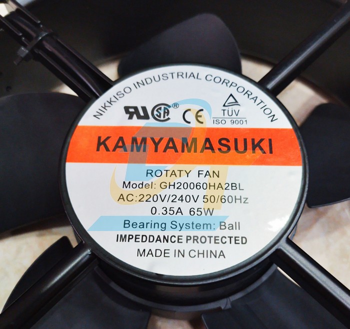 Quạt h&uacute;t 200x200x60mm 220V Kamyamasuki GH20060HA2BL  Kamyamasuki | Gi&aacute; rẻ nhất - C&ocirc;ng Ty TNHH Thương Mại Dịch Vụ Đạt T&acirc;m