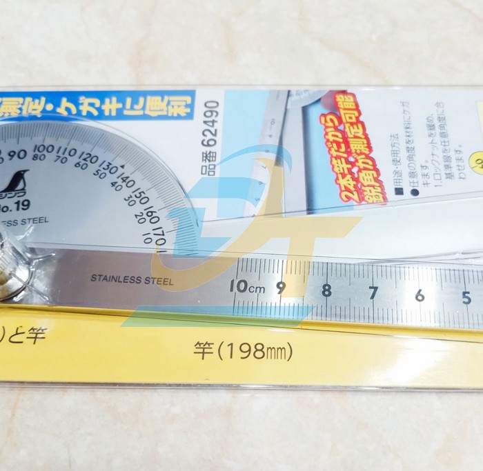 Thước đo g&oacute;c 100mm Shinwa 62490  Shinwa | Gi&aacute; rẻ nhất - C&ocirc;ng Ty TNHH Thương Mại Dịch Vụ Đạt T&acirc;m