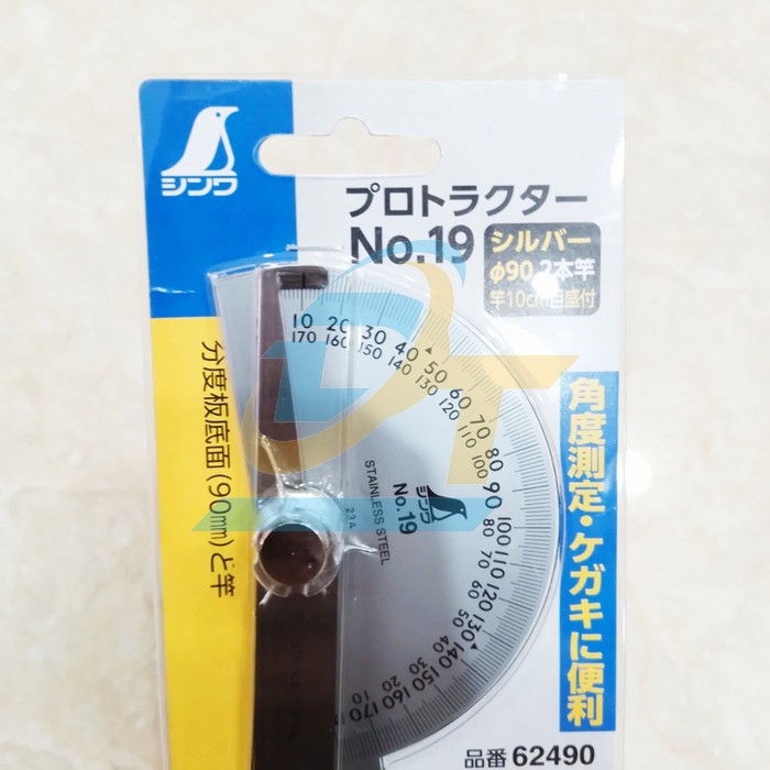 Thước đo g&oacute;c 100mm Shinwa 62490  Shinwa | Gi&aacute; rẻ nhất - C&ocirc;ng Ty TNHH Thương Mại Dịch Vụ Đạt T&acirc;m