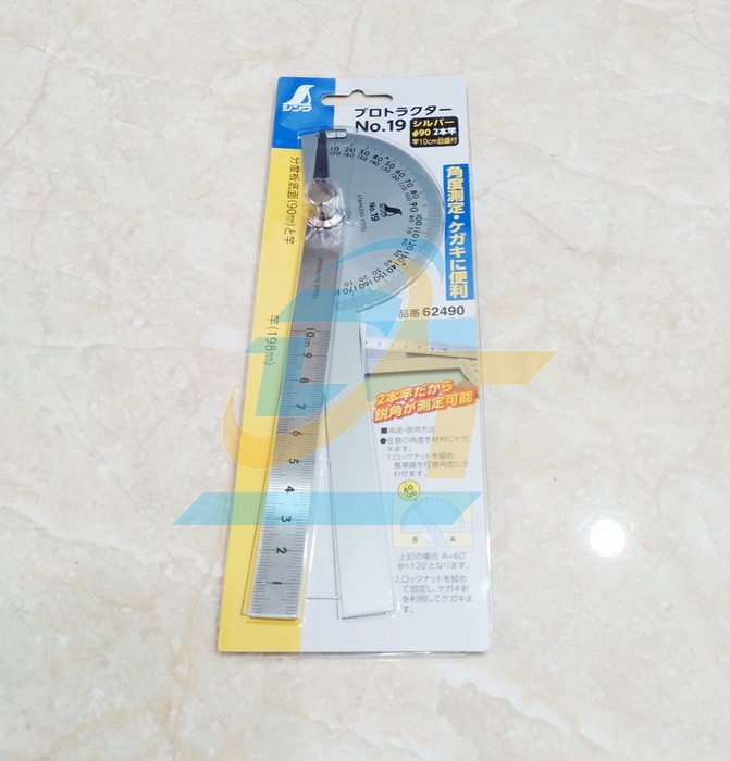 Thước đo g&oacute;c 100mm Shinwa 62490  Shinwa | Gi&aacute; rẻ nhất - C&ocirc;ng Ty TNHH Thương Mại Dịch Vụ Đạt T&acirc;m