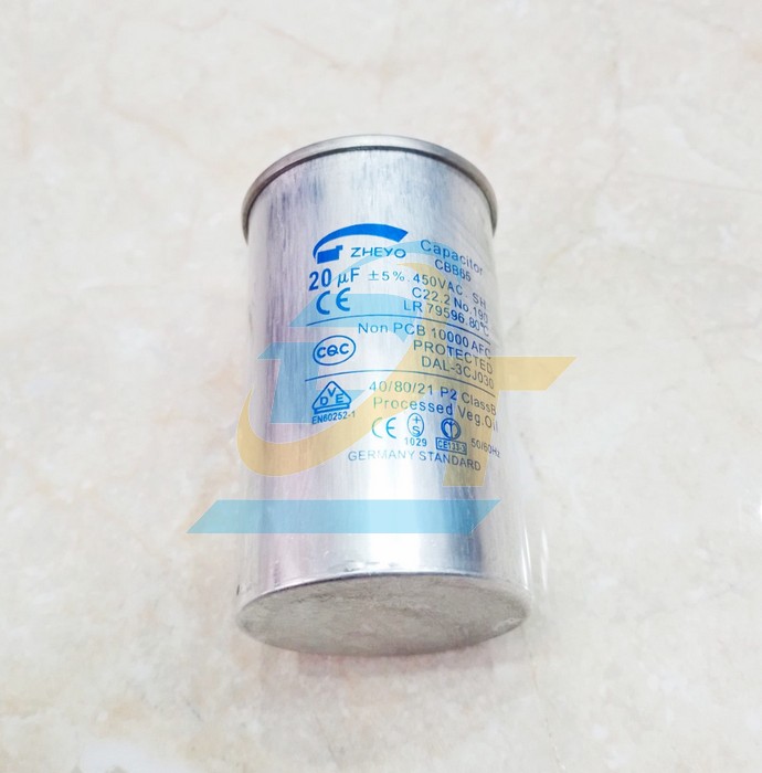 Tụ nh&ocirc;m CBB65 450V 20uF  China | Gi&aacute; rẻ nhất - C&ocirc;ng Ty TNHH Thương Mại Dịch Vụ Đạt T&acirc;m