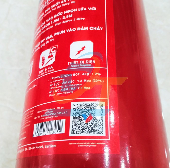 B&igrave;nh chữa ch&aacute;y dạng bột Dragon Powder ABC 4kg  DRAGON | Gi&aacute; rẻ nhất - C&ocirc;ng Ty TNHH Thương Mại Dịch Vụ Đạt T&acirc;m