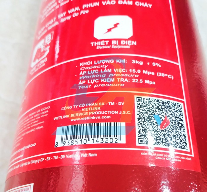 B&igrave;nh chữa ch&aacute;y kh&iacute; Dragon CO2 MT3 3kg  DRAGON | Gi&aacute; rẻ nhất - C&ocirc;ng Ty TNHH Thương Mại Dịch Vụ Đạt T&acirc;m