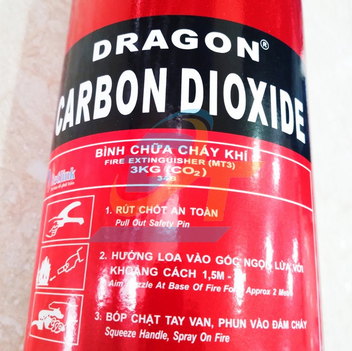 B&igrave;nh chữa ch&aacute;y kh&iacute; Dragon CO2 MT3 3kg  DRAGON | Gi&aacute; rẻ nhất - C&ocirc;ng Ty TNHH Thương Mại Dịch Vụ Đạt T&acirc;m