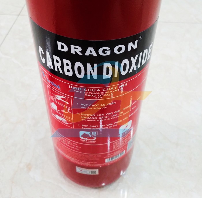 B&igrave;nh chữa ch&aacute;y kh&iacute; Dragon CO2 MT3 3kg  DRAGON | Gi&aacute; rẻ nhất - C&ocirc;ng Ty TNHH Thương Mại Dịch Vụ Đạt T&acirc;m