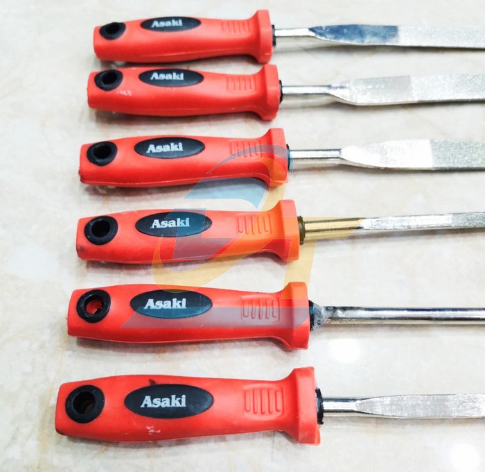 Bộ giũa kim cương 6 chi tiết 5x180mm Asaki AK-3903 AK-3903 Asaki | Gi&aacute; rẻ nhất - C&ocirc;ng Ty TNHH Thương Mại Dịch Vụ Đạt T&acirc;m