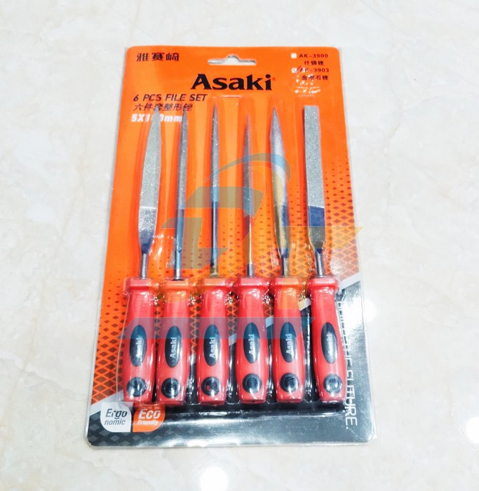 Bộ giũa kim cương 6 chi tiết 5x180mm Asaki AK-3903 AK-3903 Asaki | Gi&aacute; rẻ nhất - C&ocirc;ng Ty TNHH Thương Mại Dịch Vụ Đạt T&acirc;m