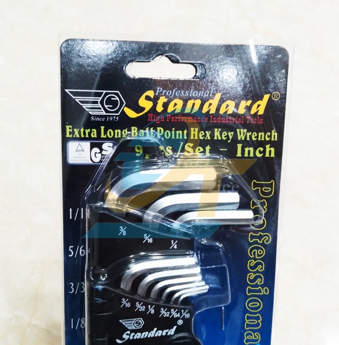 Bộ lục gi&aacute;c bi hệ inch 9 chi tiết 1/16-3/8" Standard LGB9I  Standard | Gi&aacute; rẻ nhất - C&ocirc;ng Ty TNHH Thương Mại Dịch Vụ Đạt T&acirc;m