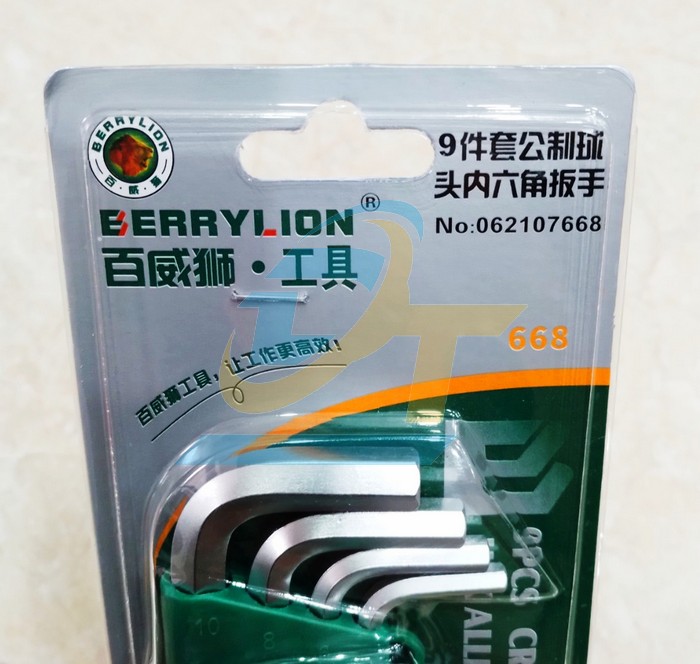 Bộ lục gi&aacute;c đầu bi 9 c&acirc;y 1.5-10mm ngắn Berrylion 062107668  Berrylion | Gi&aacute; rẻ nhất - C&ocirc;ng Ty TNHH Thương Mại Dịch Vụ Đạt T&acirc;m
