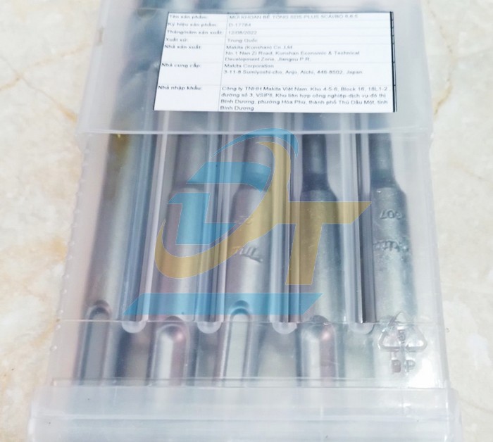 Bộ mũi khoan b&ecirc; t&ocirc;ng chu&ocirc;i g&agrave;i 5 chi tiết 6-12mm Makita D-17784  Makita | Gi&aacute; rẻ nhất - C&ocirc;ng Ty TNHH Thương Mại Dịch Vụ Đạt T&acirc;m