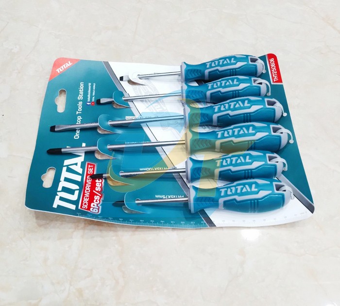 Bộ tua v&iacute;t dẹp v&agrave; bake 6 chi tiết Total THT250606 THT250606 Total | Gi&aacute; rẻ nhất - C&ocirc;ng Ty TNHH Thương Mại Dịch Vụ Đạt T&acirc;m
