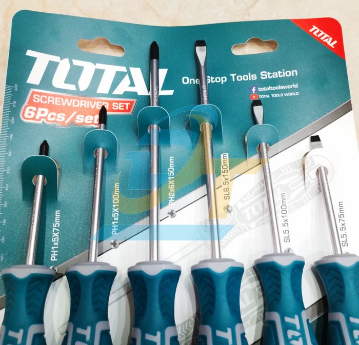 Bộ tua v&iacute;t dẹp v&agrave; bake 6 chi tiết Total THT250606 THT250606 Total | Gi&aacute; rẻ nhất - C&ocirc;ng Ty TNHH Thương Mại Dịch Vụ Đạt T&acirc;m