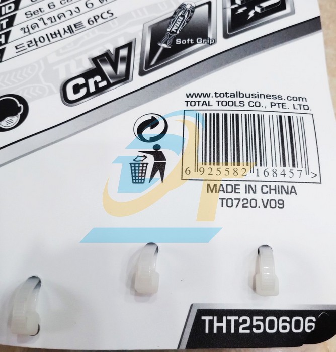 Bộ tua v&iacute;t dẹp v&agrave; bake 6 chi tiết Total THT250606 THT250606 Total | Gi&aacute; rẻ nhất - C&ocirc;ng Ty TNHH Thương Mại Dịch Vụ Đạt T&acirc;m