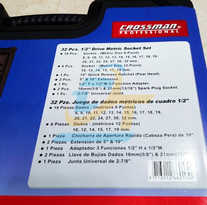 Bộ tu&yacute;p 32 chi tiết 1/2" Crossman 99-099C 99-099C Crossman | Gi&aacute; rẻ nhất - C&ocirc;ng Ty TNHH Thương Mại Dịch Vụ Đạt T&acirc;m