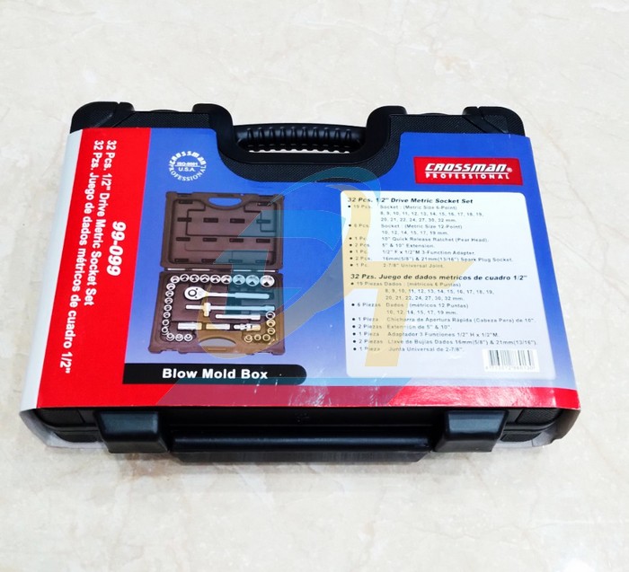 Bộ tu&yacute;p 32 chi tiết 1/2" Crossman 99-099C 99-099C Crossman | Gi&aacute; rẻ nhất - C&ocirc;ng Ty TNHH Thương Mại Dịch Vụ Đạt T&acirc;m