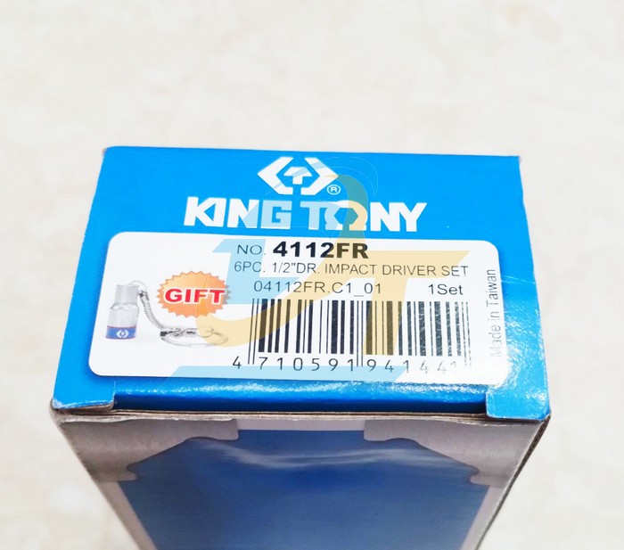 Bộ v&iacute;t đ&oacute;ng 6 chi tiết Kingtony 4112FR 4112FR KingTony | Gi&aacute; rẻ nhất - C&ocirc;ng Ty TNHH Thương Mại Dịch Vụ Đạt T&acirc;m