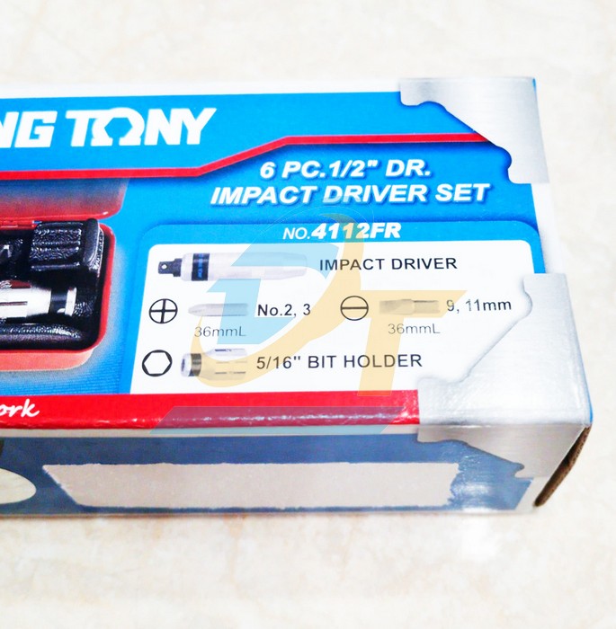 Bộ v&iacute;t đ&oacute;ng 6 chi tiết Kingtony 4112FR 4112FR KingTony | Gi&aacute; rẻ nhất - C&ocirc;ng Ty TNHH Thương Mại Dịch Vụ Đạt T&acirc;m