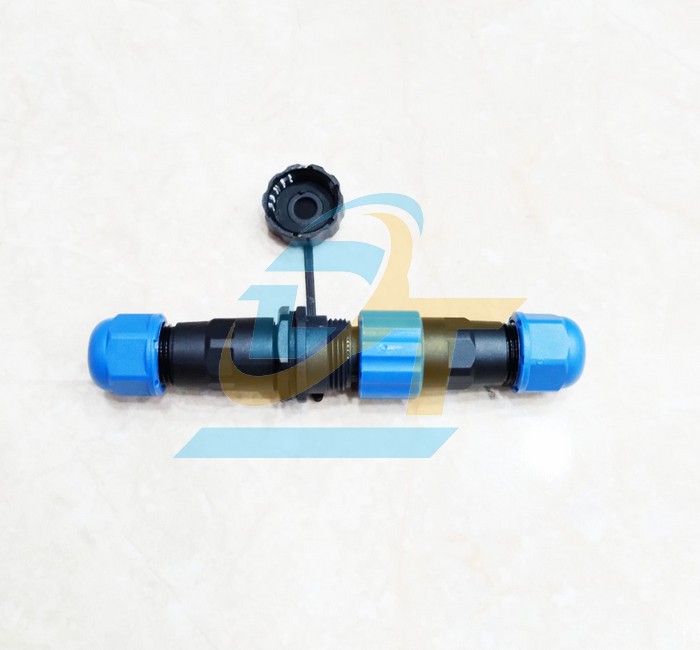 Đầu nối d&acirc;y chống nước 4 ch&acirc;n thẳng (Đực + C&aacute;i) SP13-4P  China | Gi&aacute; rẻ nhất - C&ocirc;ng Ty TNHH Thương Mại Dịch Vụ Đạt T&acirc;m