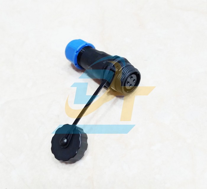 Đầu nối d&acirc;y chống nước 4 ch&acirc;n thẳng (Đực + C&aacute;i) SP13-4P  China | Gi&aacute; rẻ nhất - C&ocirc;ng Ty TNHH Thương Mại Dịch Vụ Đạt T&acirc;m