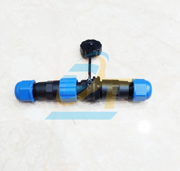 Đầu nối d&acirc;y chống nước 6 ch&acirc;n thẳng (Đực + C&aacute;i) SP13-6P  China | Gi&aacute; rẻ nhất - C&ocirc;ng Ty TNHH Thương Mại Dịch Vụ Đạt T&acirc;m