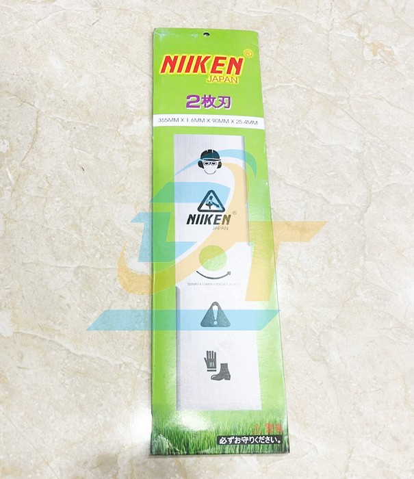 Lưỡi dao cắt cỏ Niiken 355x1.6x90x25mm  NIIKEN | Gi&aacute; rẻ nhất - C&ocirc;ng Ty TNHH Thương Mại Dịch Vụ Đạt T&acirc;m