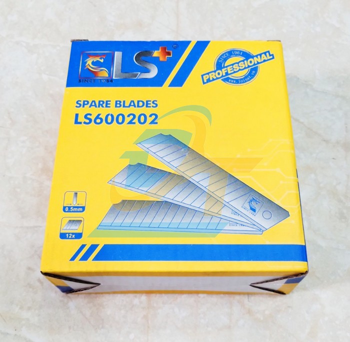 Lưỡi dao rọc giấy th&eacute;p SK5 0.5x18x100mm LS+ LS600202  LS+ | Gi&aacute; rẻ nhất - C&ocirc;ng Ty TNHH Thương Mại Dịch Vụ Đạt T&acirc;m