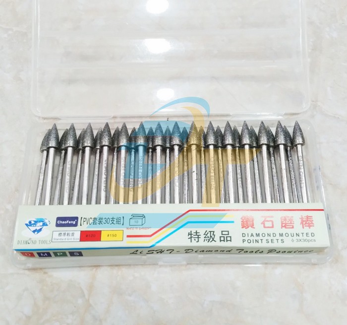 Mũi m&agrave;i khắc kim cương đầu nhọn trục 3mm D6x13x45mm BMA-60J China | Gi&aacute; rẻ nhất - C&ocirc;ng Ty TNHH Thương Mại Dịch Vụ Đạt T&acirc;m