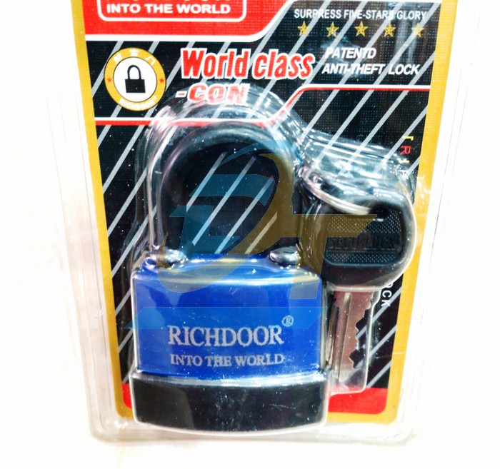 Ổ kh&oacute;a th&eacute;p bọc nhựa c&oacute; nắp che chống nước Richdoor 55mm  RICHDOOR | Gi&aacute; rẻ nhất - C&ocirc;ng Ty TNHH Thương Mại Dịch Vụ Đạt T&acirc;m