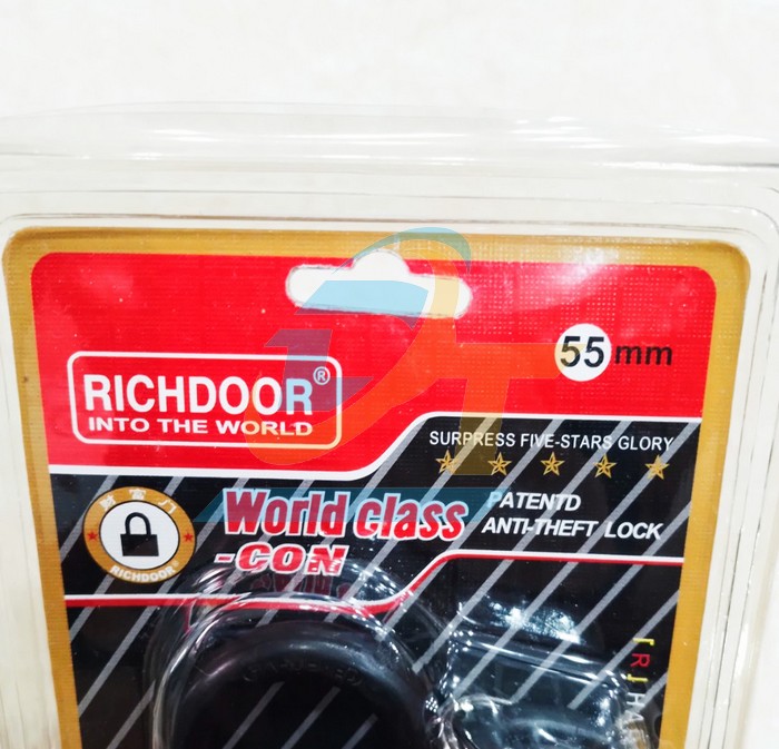 Ổ kh&oacute;a th&eacute;p bọc nhựa c&oacute; nắp che chống nước Richdoor 55mm  RICHDOOR | Gi&aacute; rẻ nhất - C&ocirc;ng Ty TNHH Thương Mại Dịch Vụ Đạt T&acirc;m