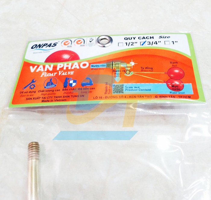 Phao cơ thau Onpas phi 27  ONPAS | Gi&aacute; rẻ nhất - C&ocirc;ng Ty TNHH Thương Mại Dịch Vụ Đạt T&acirc;m