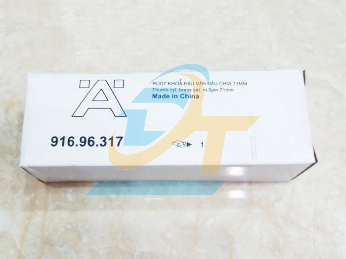 Ruột kh&oacute;a 1 đầu ch&igrave;a, 1 đầu vặn 71mm Hafele 916.96.317  HAFELE | Gi&aacute; rẻ nhất - C&ocirc;ng Ty TNHH Thương Mại Dịch Vụ Đạt T&acirc;m